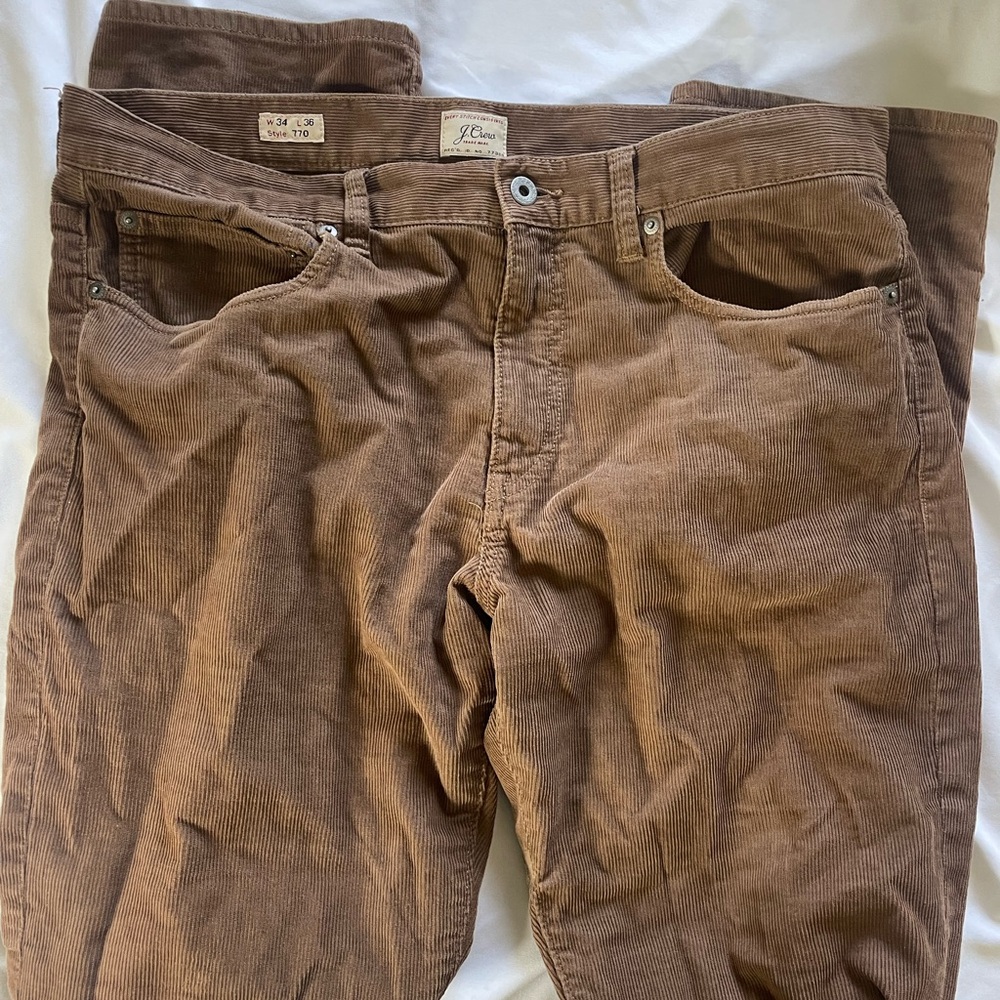 Jcrew Brown Courdory Men’s Pants